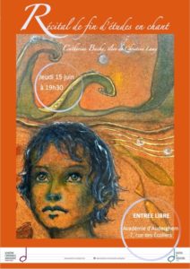 Récital de fin d'études en Chant