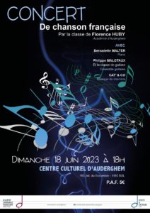Concert de chanson française @ Centre culturel d'Auderghem