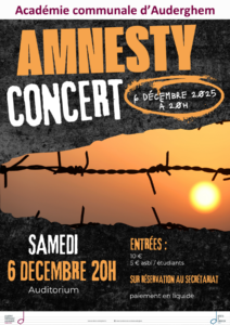 Concert Amnesty @ Auditorium de l'académie